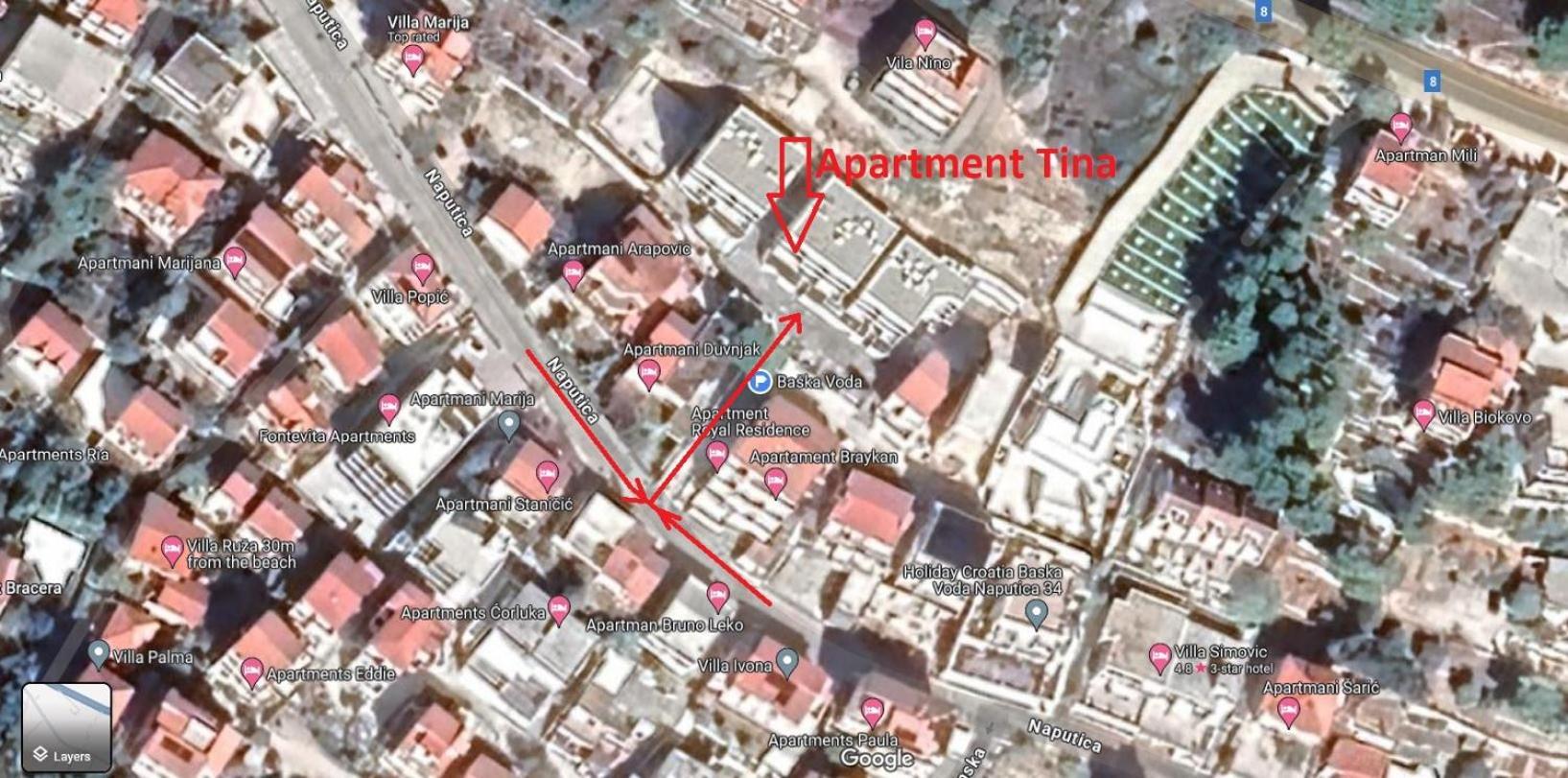 Apartment Tina Baška Voda Esterno foto